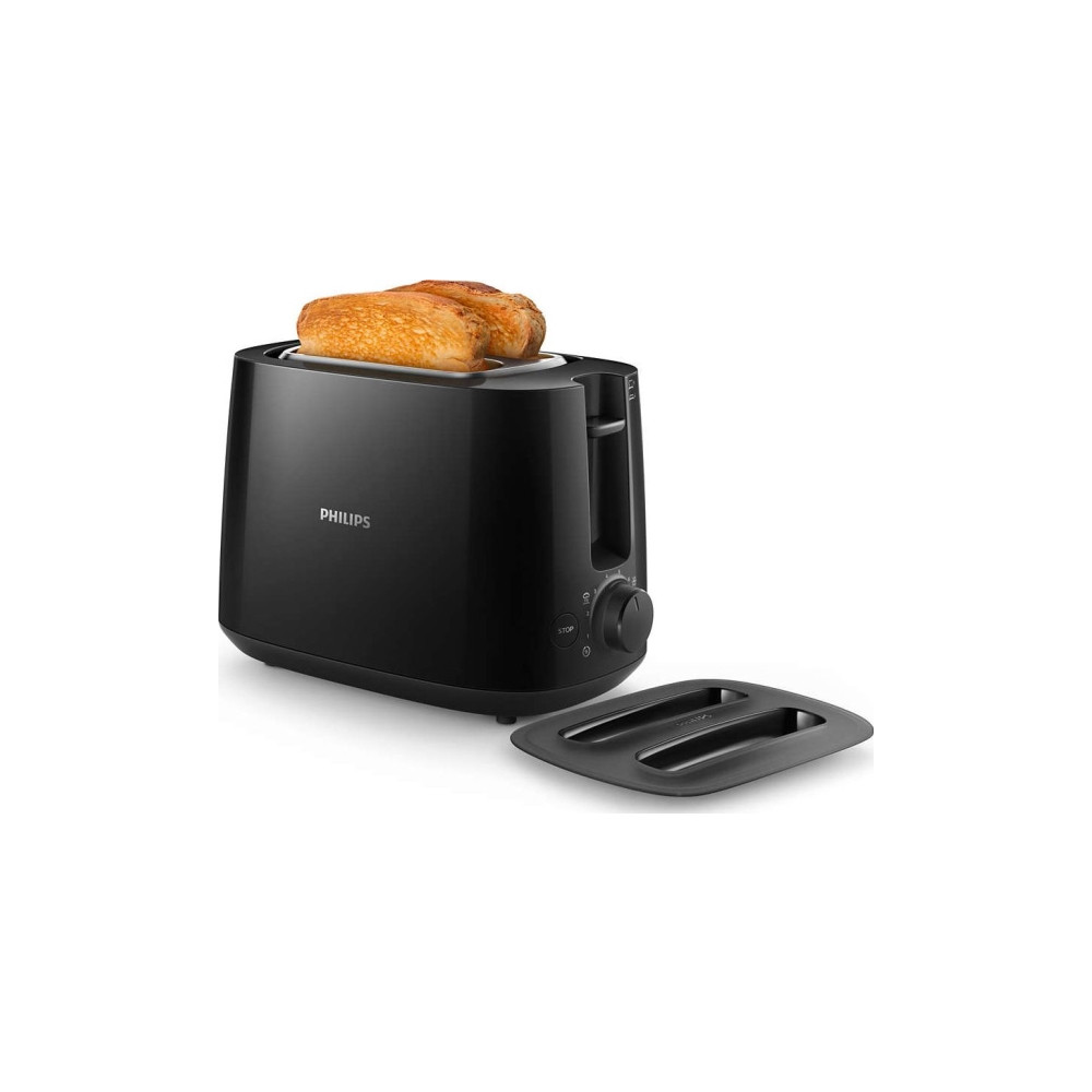 Produktbild för Philips Daily Collection HD2582 - brödrost - svart