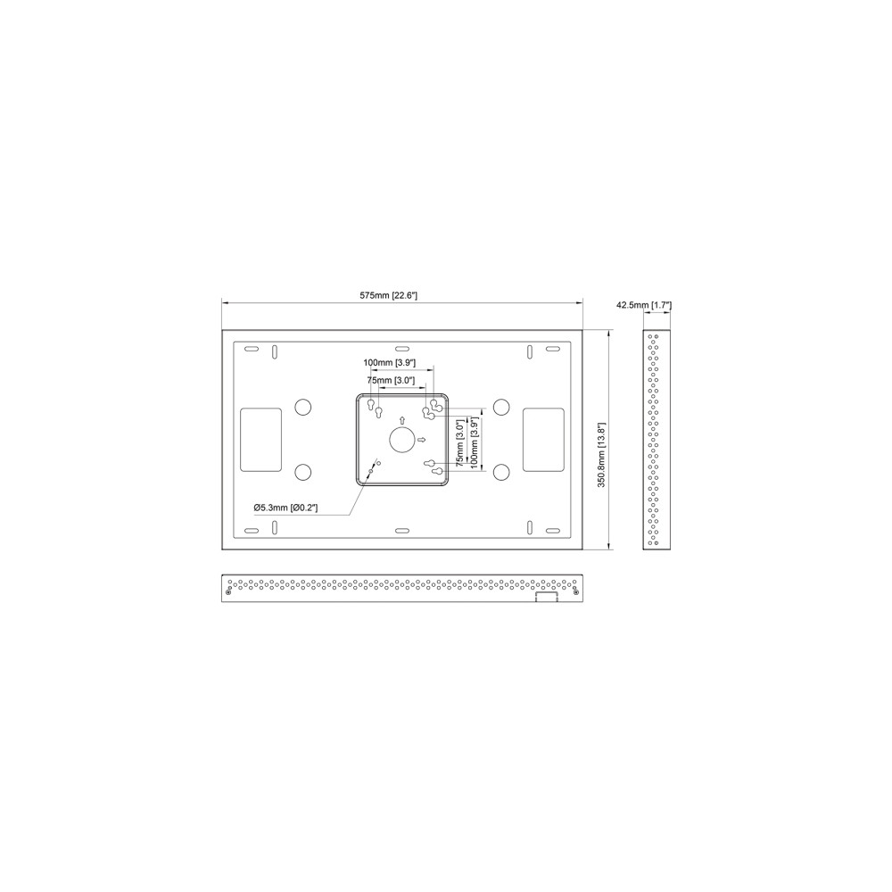 Produktbild för Multibrackets M Pro Series hölje - Open-air - för LCD-display - vit