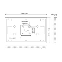 Produktbild för Multibrackets M Pro Series hölje - Open-air - för LCD-display - vit