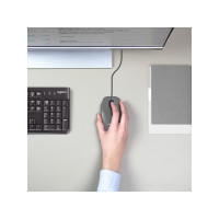Produktbild för Logitech M100 - mus - fullstorlek - USB - svart