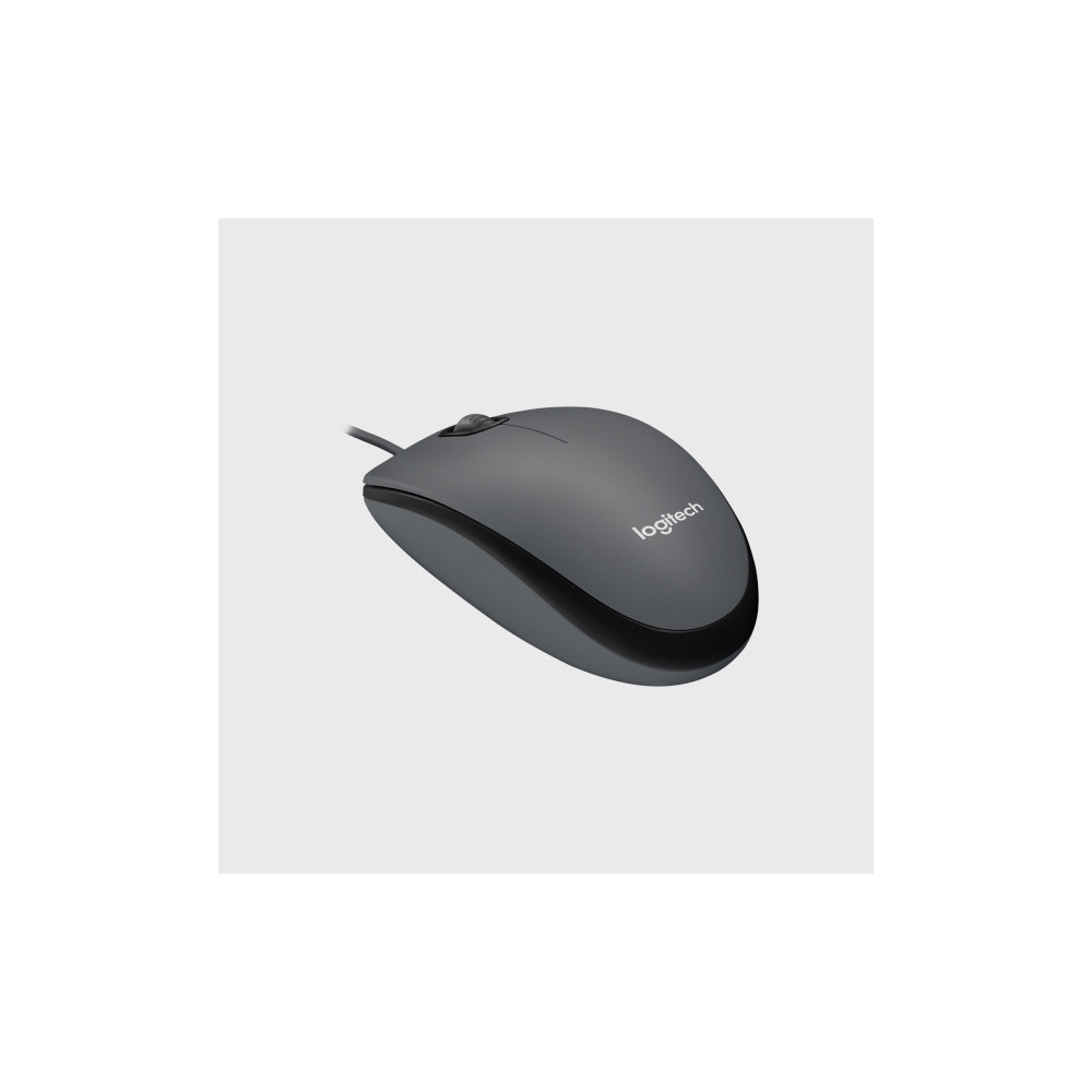 Produktbild för Logitech M100 - mus - fullstorlek - USB - svart