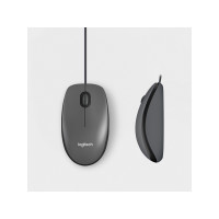 Produktbild för Logitech M100 - mus - fullstorlek - USB - svart