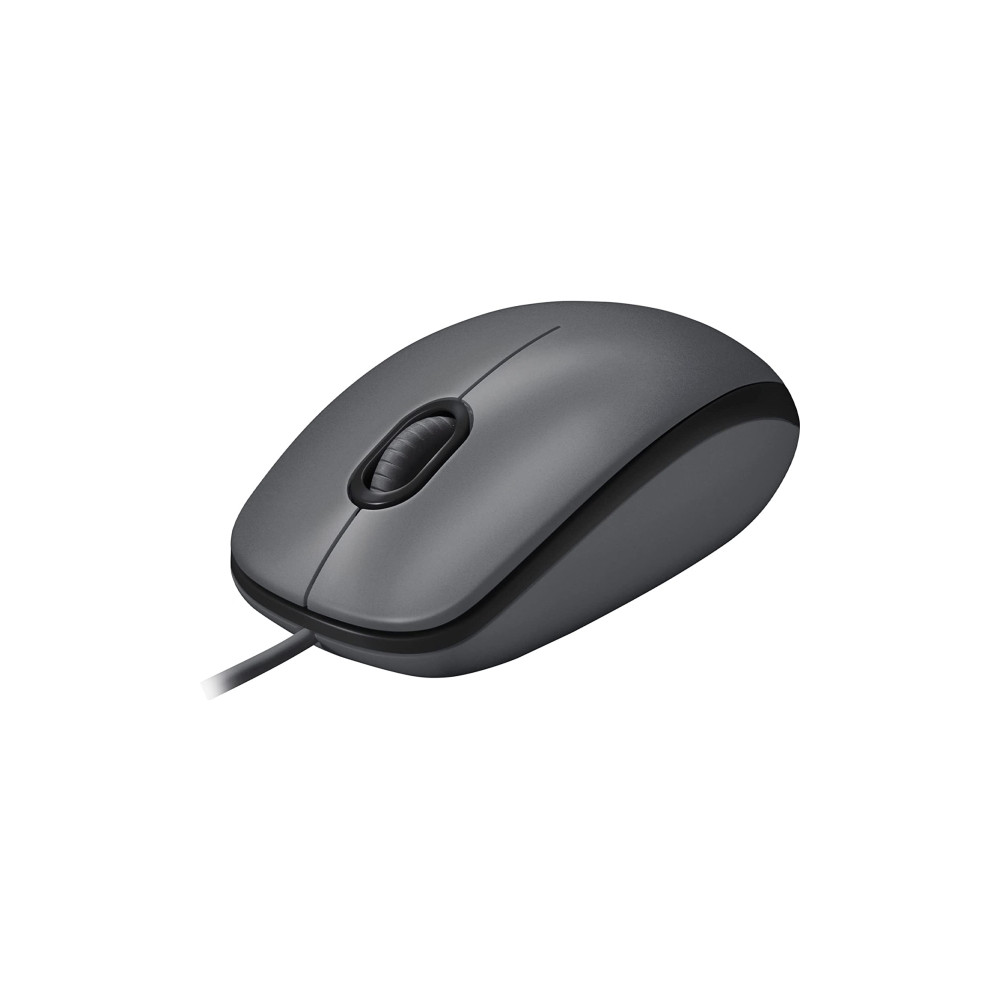 Produktbild för Logitech M100 - mus - fullstorlek - USB - svart