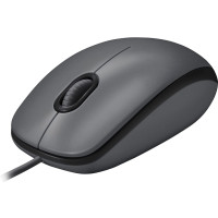 Produktbild för Logitech M100 - mus - fullstorlek - USB - svart