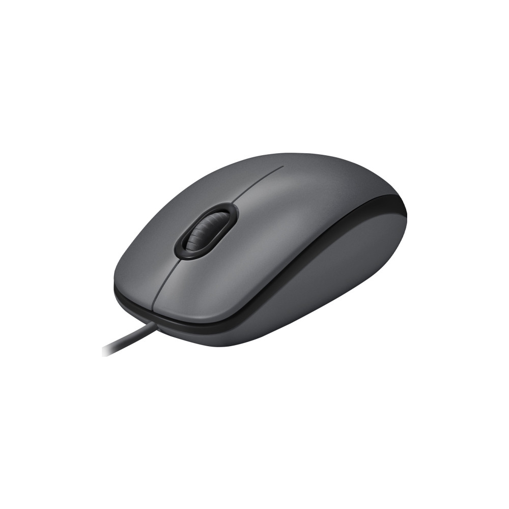 Produktbild för Logitech M100 - mus - fullstorlek - USB - svart