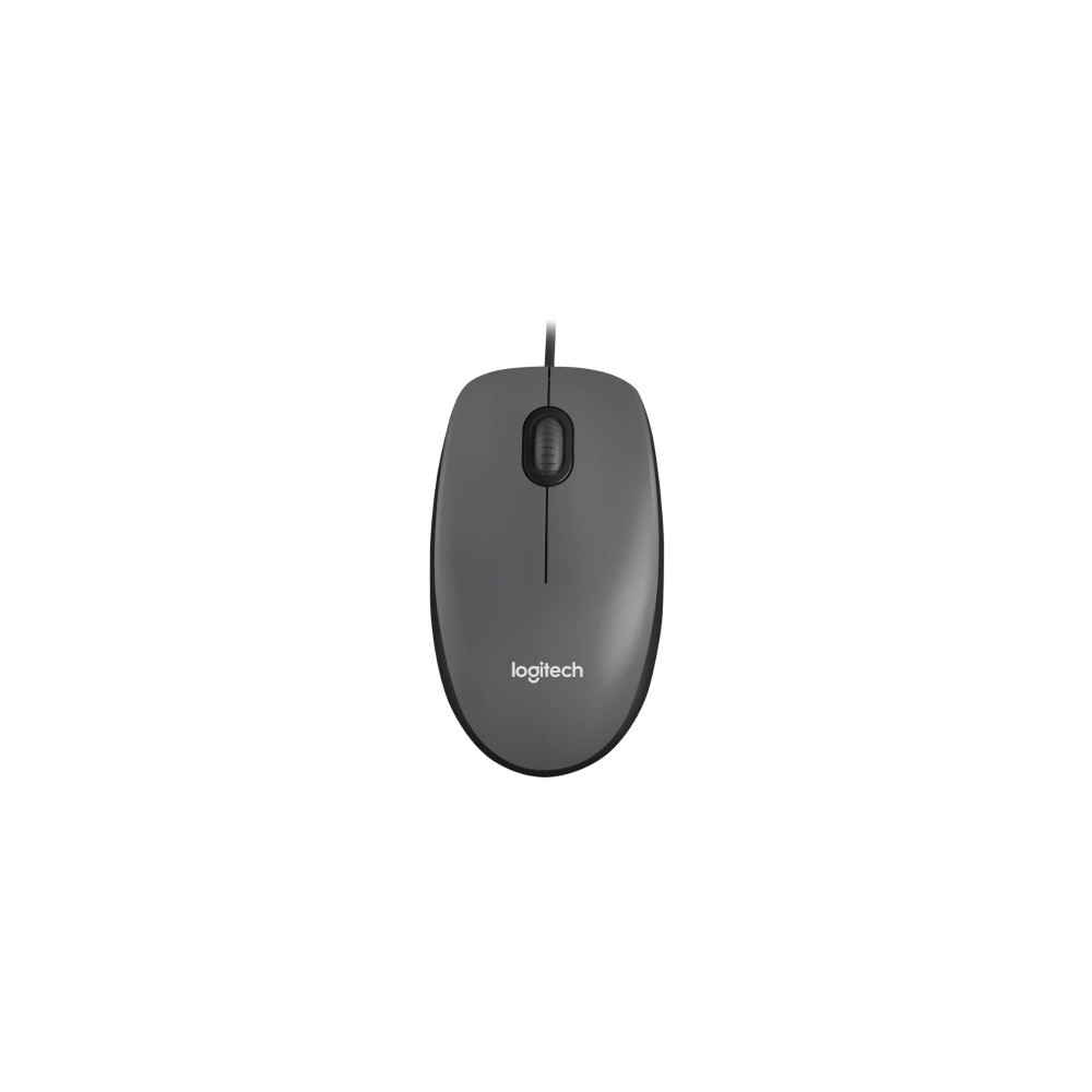 Produktbild för Logitech M100 - mus - fullstorlek - USB - svart