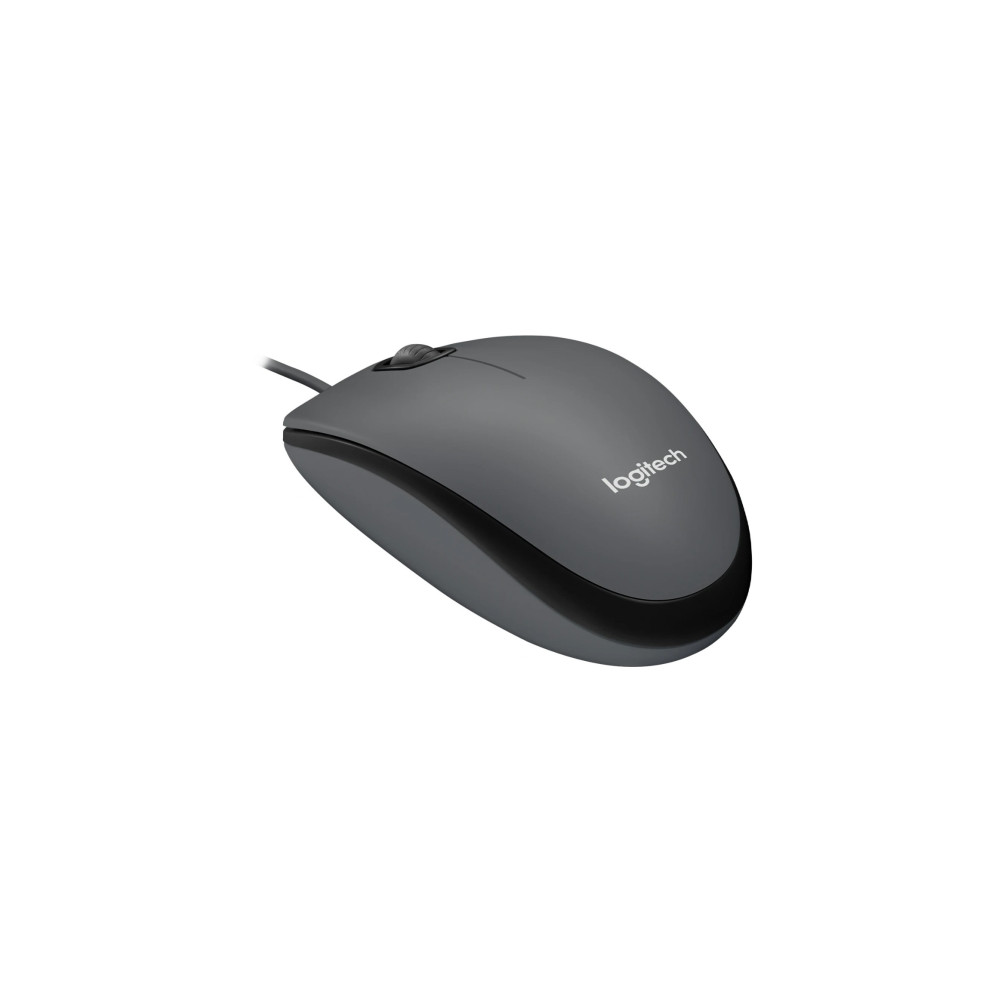 Produktbild för Logitech M100 - mus - fullstorlek - USB - svart