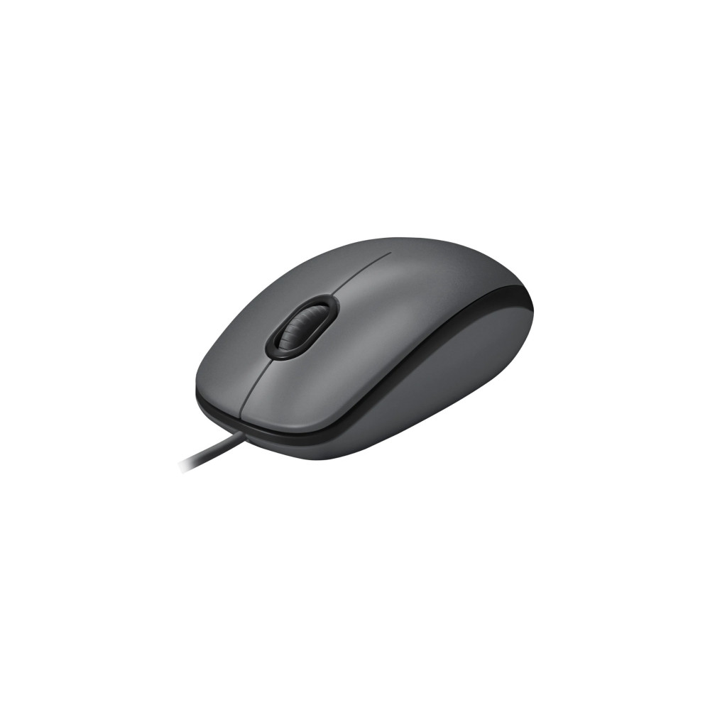 Produktbild för Logitech M100 - mus - fullstorlek - USB - svart