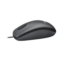 Produktbild för Logitech M100 - mus - fullstorlek - USB - svart