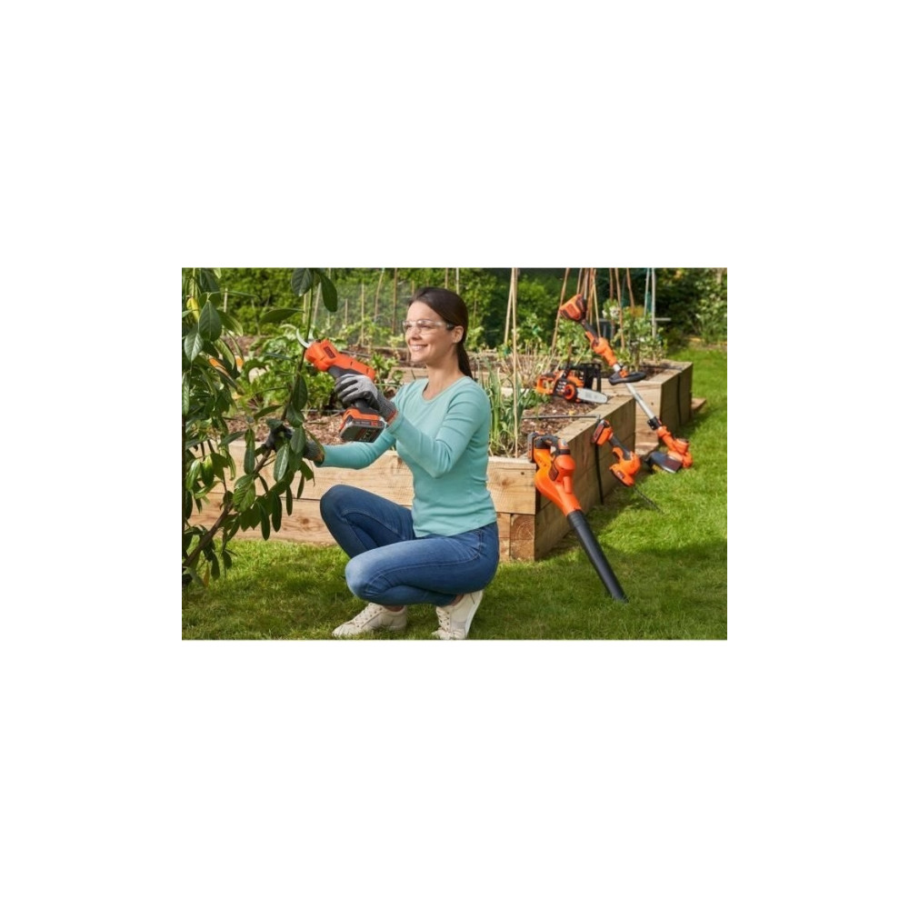 Produktbild för Black & Decker Akku-Gartenschere 18V/2.0Ah BCPP18D1, Motordr...