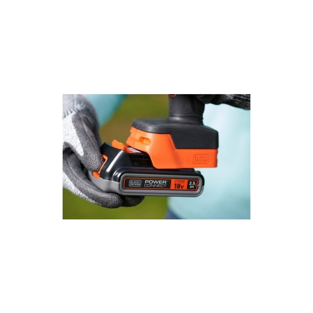 Produktbild för Black & Decker Akku-Gartenschere 18V/2.0Ah BCPP18D1, Motordr...