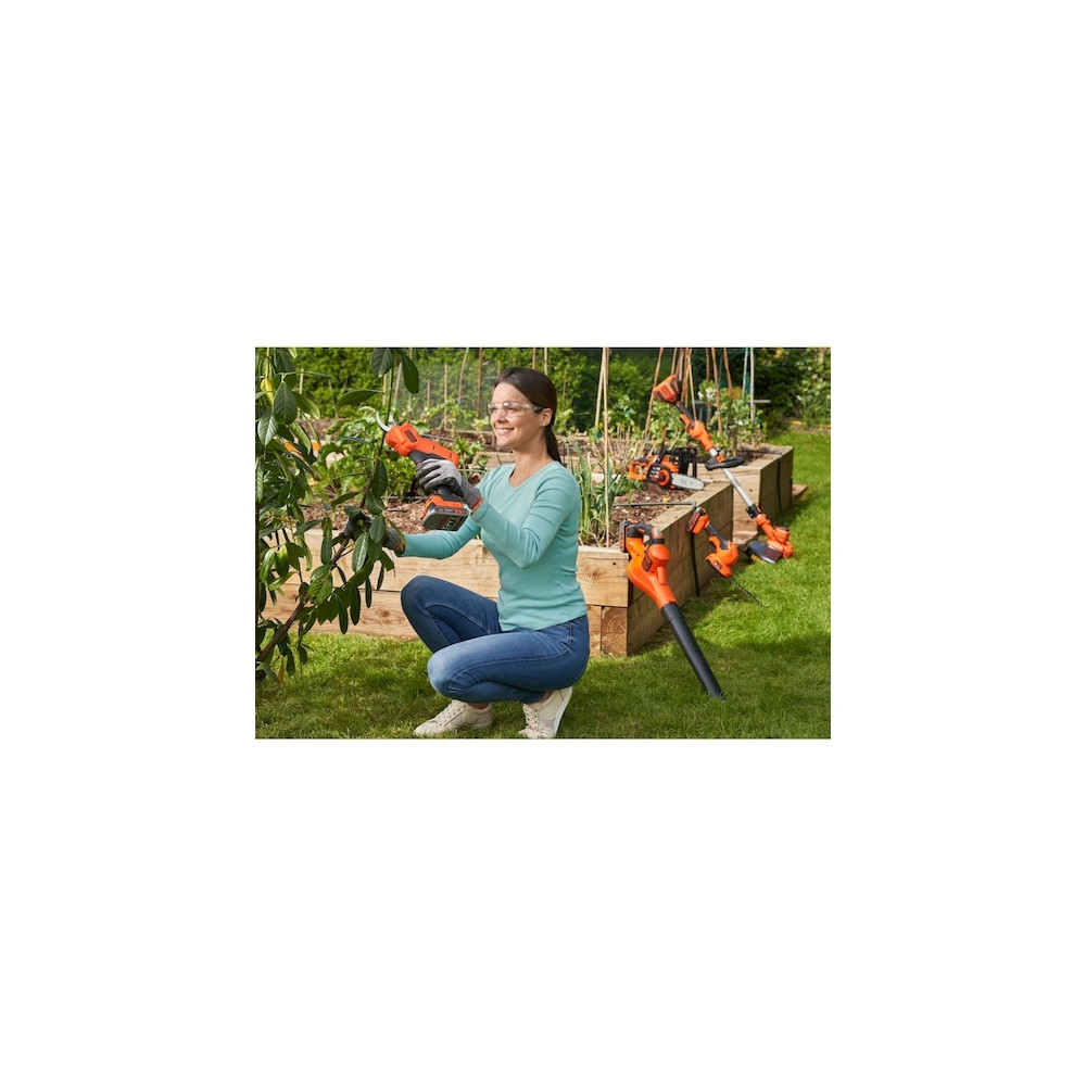 Produktbild för Black & Decker Akku-Gartenschere 18V/2.0Ah BCPP18D1, Motordr...