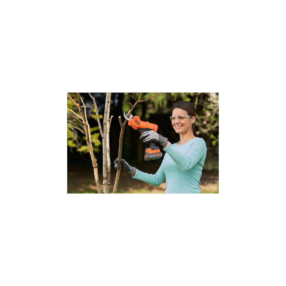 Produktbild för Black & Decker Akku-Gartenschere 18V/2.0Ah BCPP18D1, Motordr...