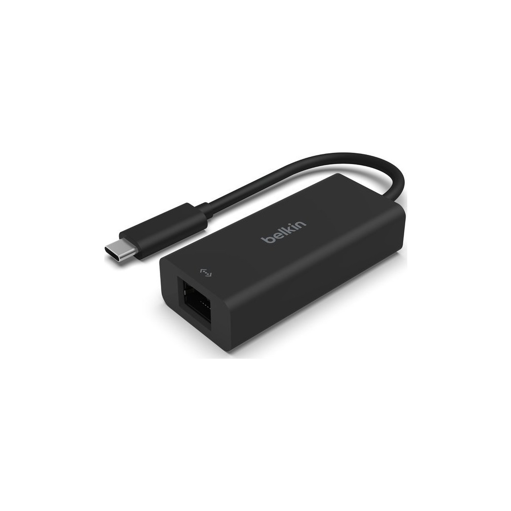 Produktbild för Belkin CONNECT - nätverksadapter - USB-C - 10M/100M/1G/2.5 Gigabit Ethernet