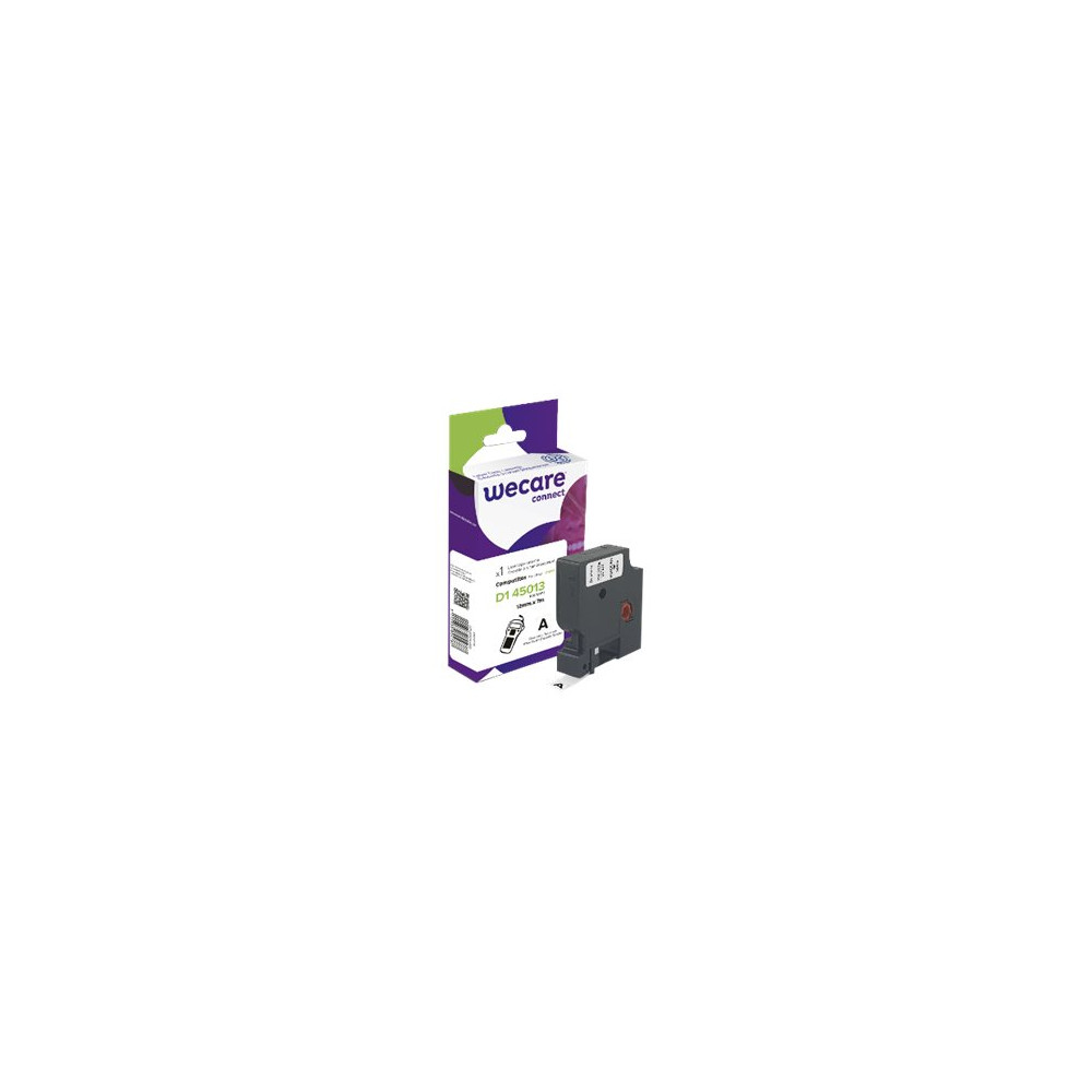 Produktbild för Wecare connect - etiketttejp - 1 kassett(er) - Rulle (1,2 cm x 7 m)