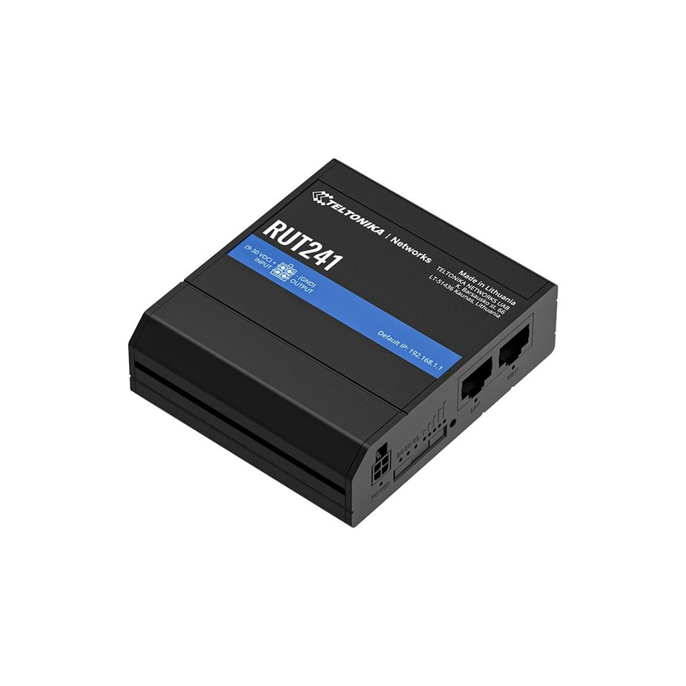 Produktbild för Teltonika RUT241 - trådlös router - WWAN - Wi-Fi - 2G, 3G, 4G - DIN-skenmonterbar