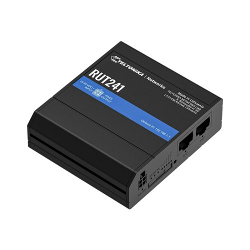 Teltonika Teltonika RUT241 - trådlös router - WWAN - Wi-Fi - 2G, 3G, 4G - DIN-skenmonterbar