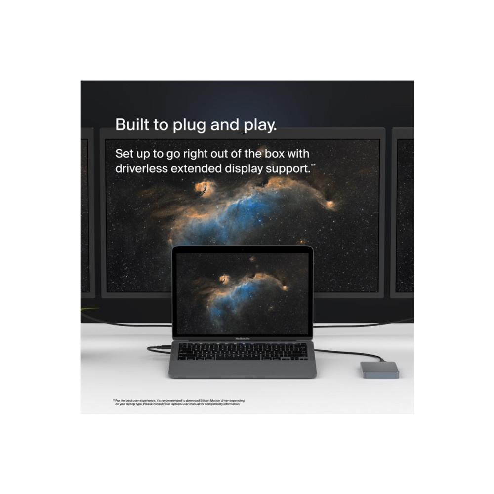 Produktbild för Belkin CONNECT Universal USB-C 11-in-1 Pro Dock - dockningsstation - USB-C - 2 x HDMI, VGA - 2.5GbE