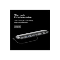 Produktbild för Belkin CONNECT Universal USB-C 11-in-1 Pro Dock - dockningsstation - USB-C - 2 x HDMI, VGA - 2.5GbE