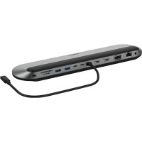 Produktbild för Belkin CONNECT Universal USB-C 11-in-1 Pro Dock - dockningsstation - USB-C - 2 x HDMI, VGA - 2.5GbE