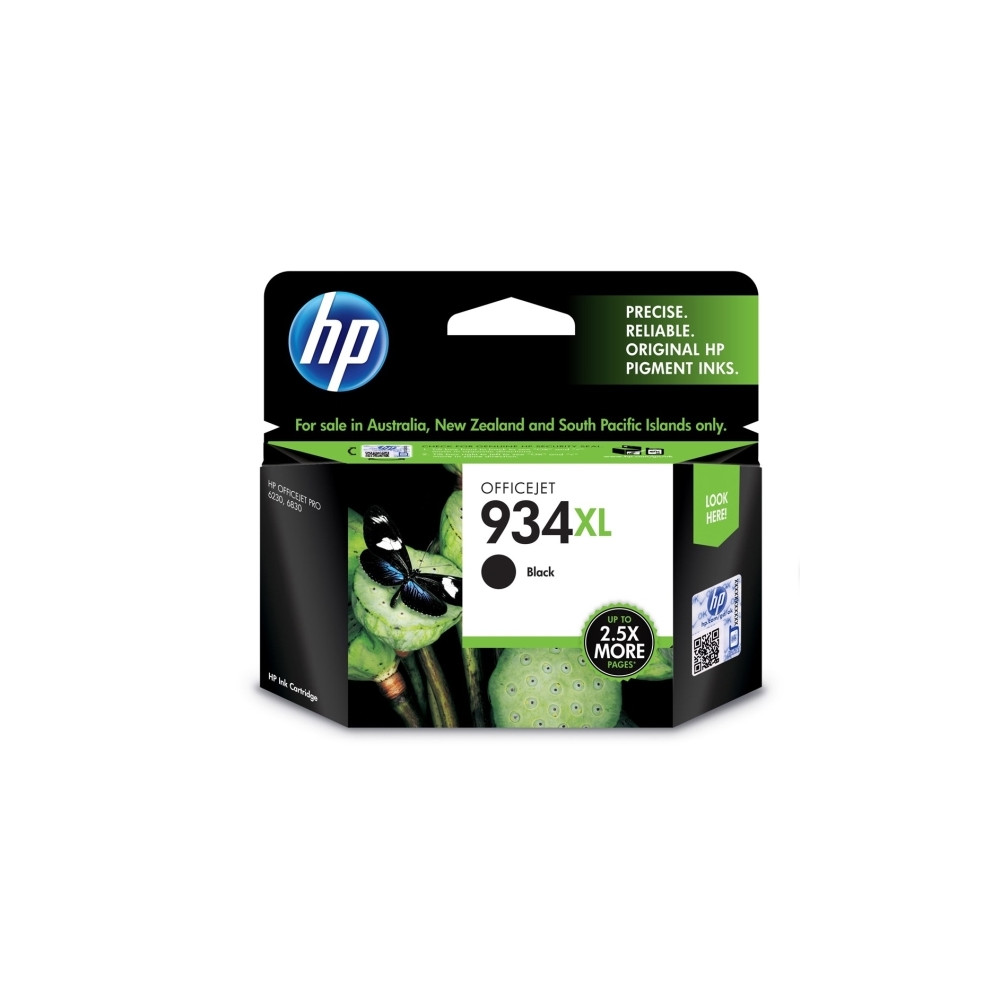 Produktbild för HP 934XL - Lång livslängd - svart - original - bläckpatron