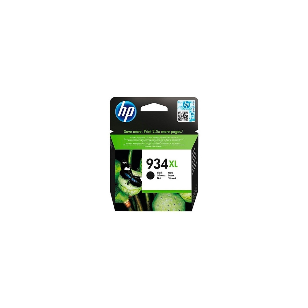 Produktbild för HP 934XL - Lång livslängd - svart - original - bläckpatron