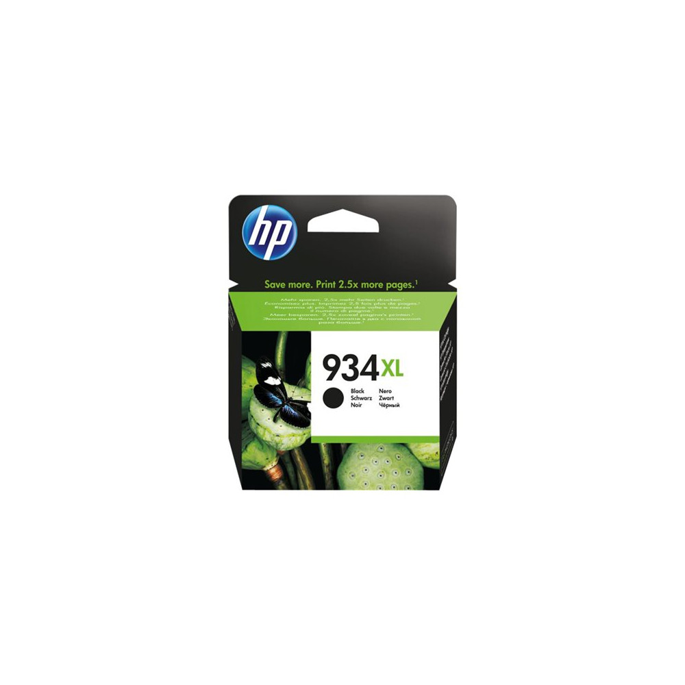 Produktbild för HP 934XL - Lång livslängd - svart - original - bläckpatron