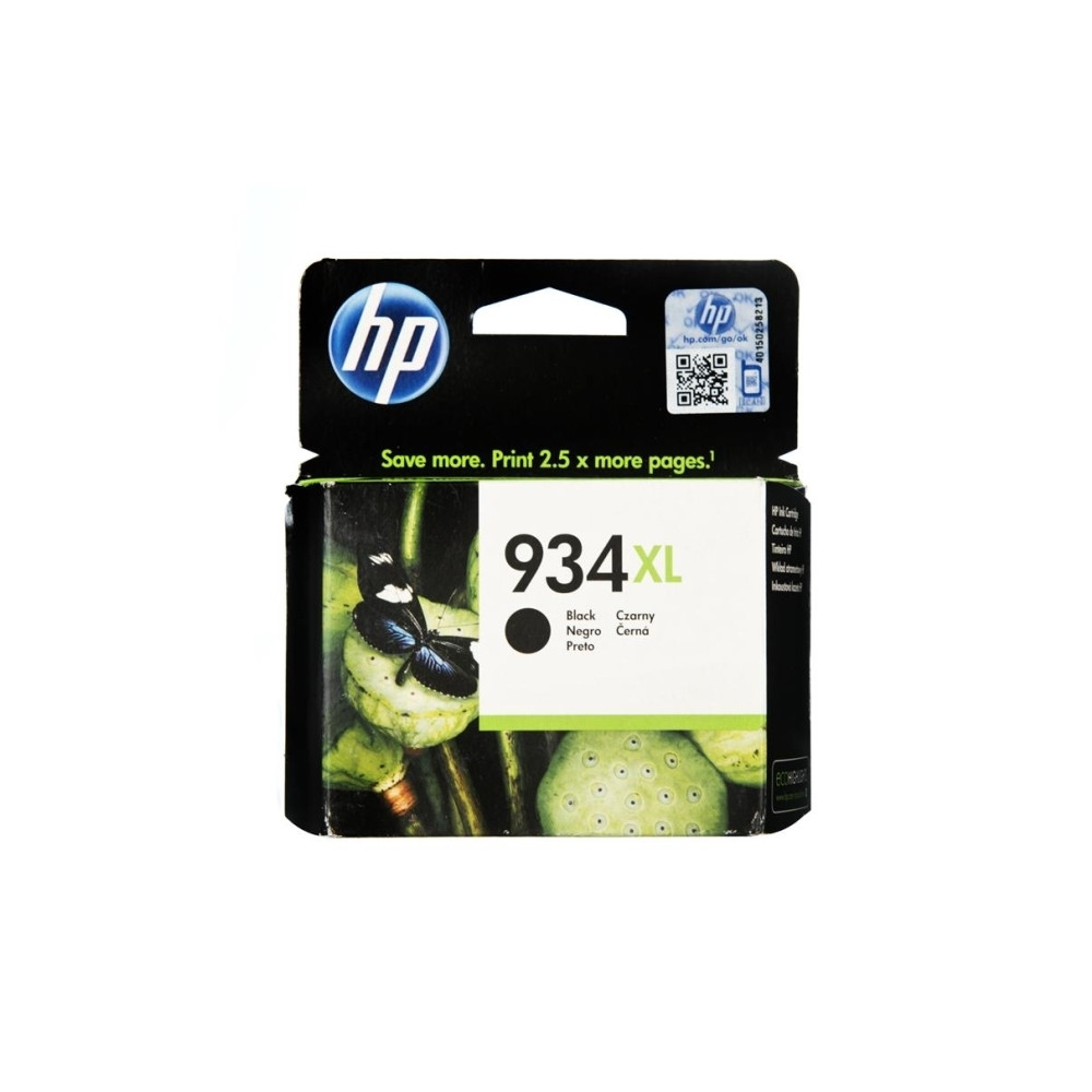 Produktbild för HP 934XL - Lång livslängd - svart - original - bläckpatron