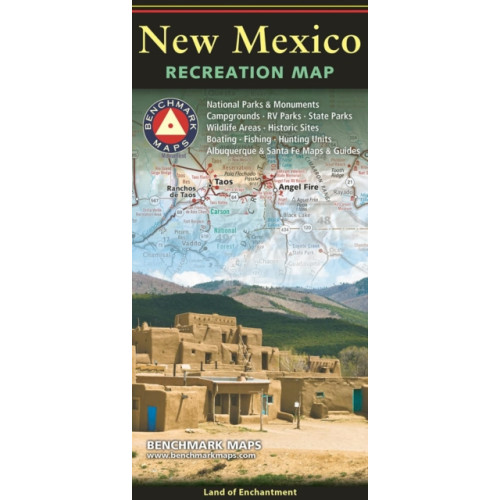 Benchmark Maps New Mexico Recreation Map