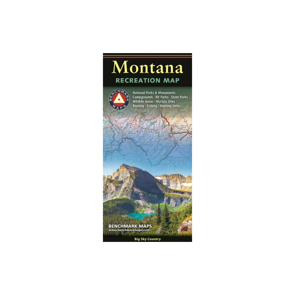 Produktbild för Montana Recreation Map