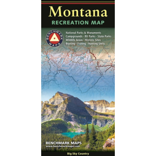 Benchmark Maps Montana Recreation Map