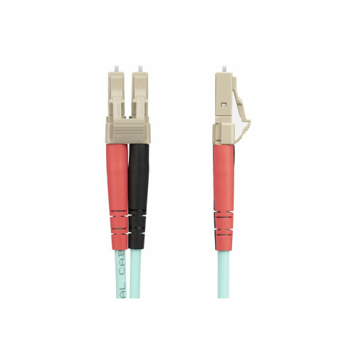 StarTech.com StarTech.com 25m (82ft) LC/UPC to LC/UPC OM4 Multimode Fiber Optic Cable, 50/125µm LOMMF/VCSEL Zipcord Fiber, 100G Networks, Low Insertion Loss, LSZH Fiber Patch Cord - patch-kabel - 25 m - 25 m - havsblå