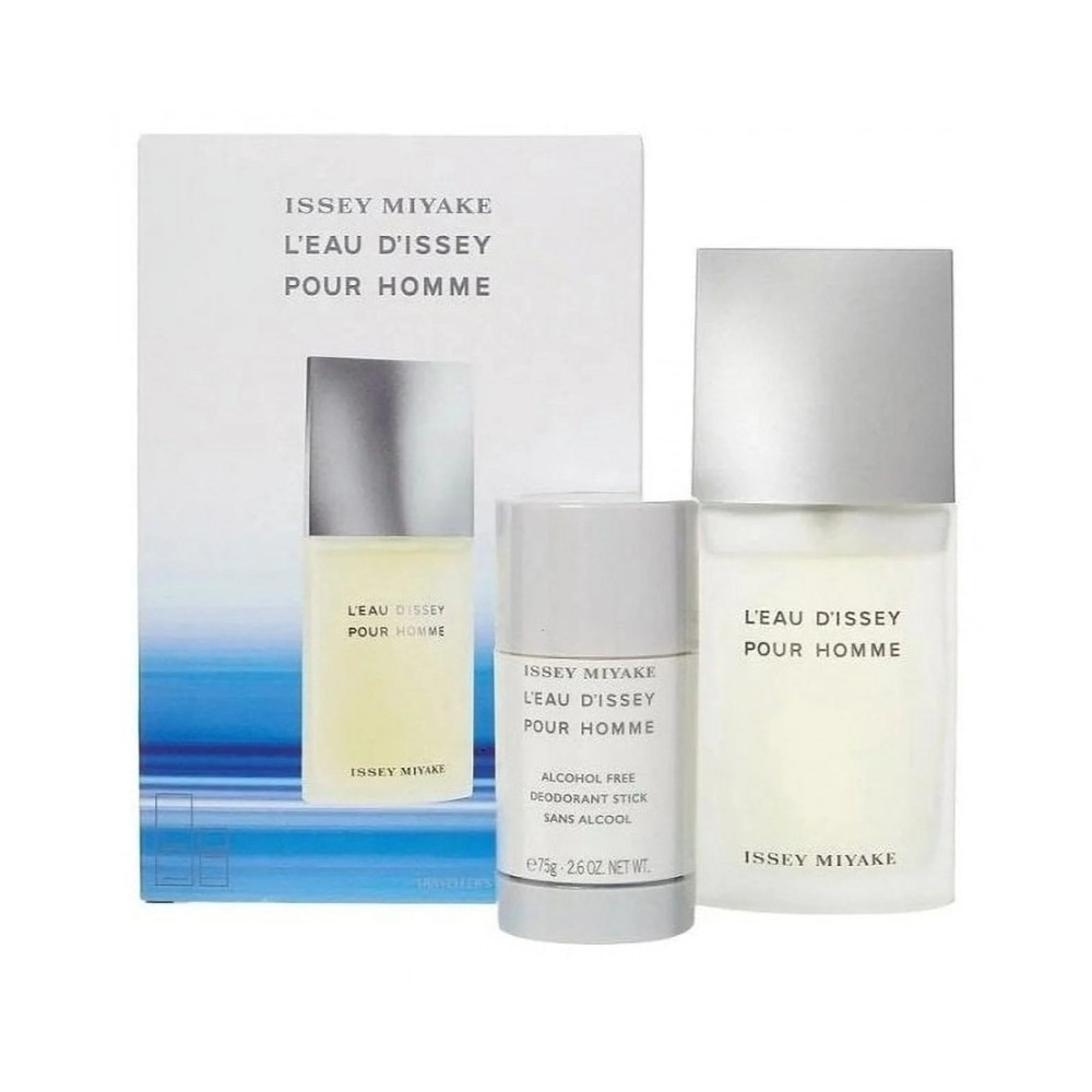 Produktbild för Giftset Issey Miyake LEau DIssey Pour Homme Edt 75ml + Deostick 75g