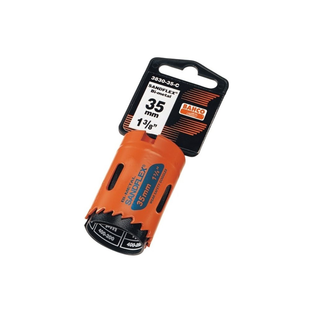 Produktbild för Bahco 3830-92-VIP, Single, Borr, Metall, Plast, Rostfritt st...
