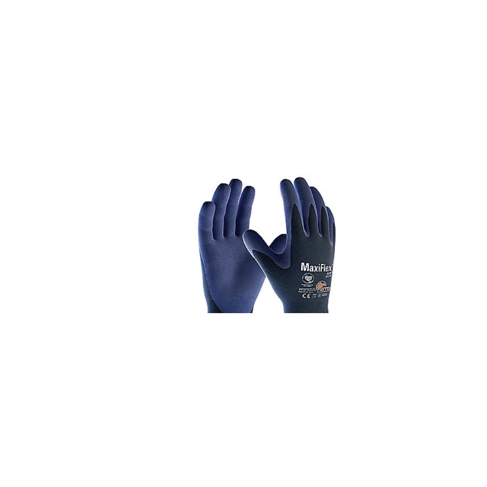 Produktbild för ATG handske MaxiFlex® Elite™ S.9 fingerdoppad stickhandske i...