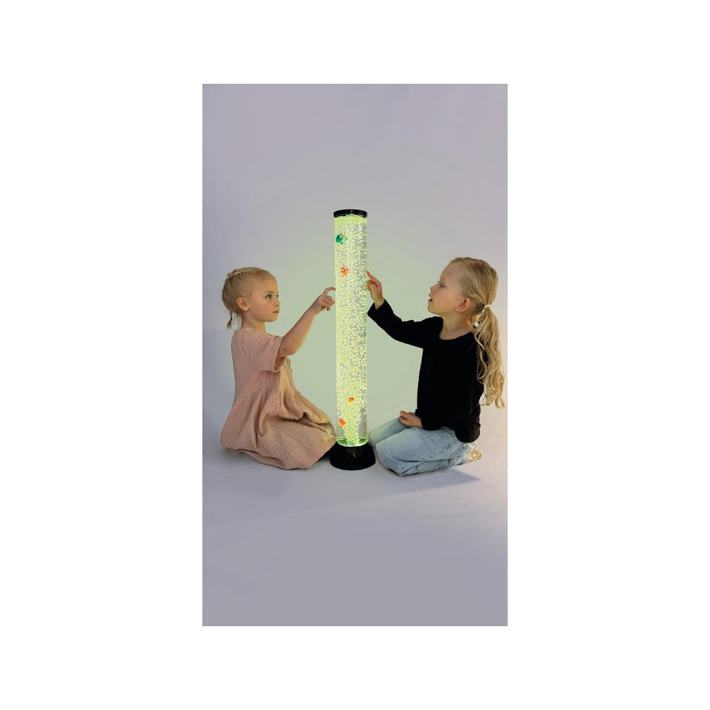 Produktbild för Bubbelrör med fiskar 100 cm