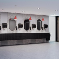 Produktbild för Dispenser KATRIN System handduk auto sv.