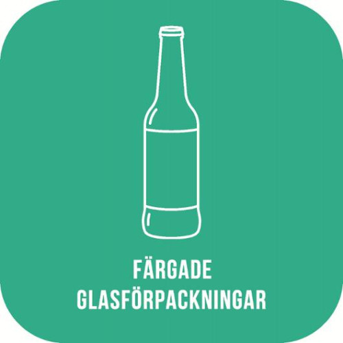 NORDEX Dekal NORDEX färgad glasförpackning