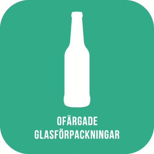 NORDEX Dekal NORDEX ofärgad glasförpackning