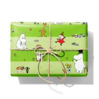 Produktbild för Presentpapper Moomin 70cmx4m