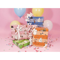 Produktbild för Presentpapper Moomin 70cmx4m