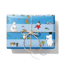 Produktbild för Presentpapper Moomin 70cmx4m