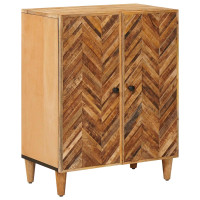 Produktbild för Förvaringsskåp 3 pcs Brun 60 x 33,5 x 75 cm Massivt mangoträ