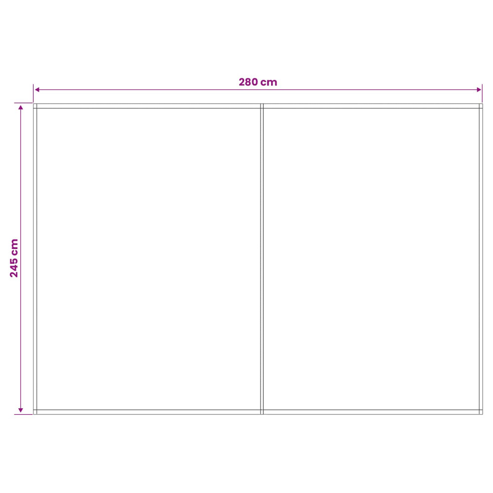 Produktbild för Markisväv Antracit 300 x 250 cm Polyester