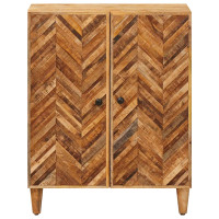 Produktbild för Förvaringsskåp Brun 60 x 33,5 x 75 cm Massivt mangoträ