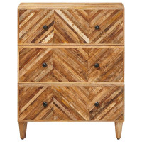 Produktbild för Förvaringsskåp Brun 60 x 33,5 x 75 cm Massivt mangoträ