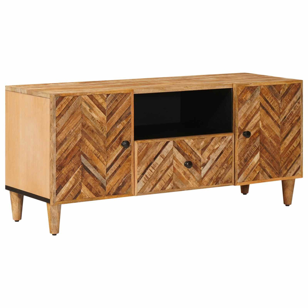 Produktbild för Förvaringsskåp Brun 105 x 33,5 x 46 cm Massivt mangoträ