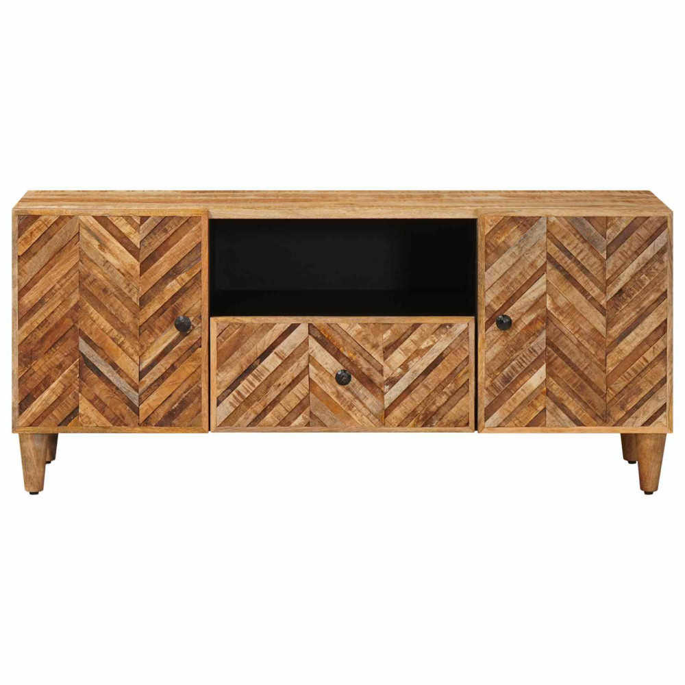 Produktbild för Förvaringsskåp Brun 105 x 33,5 x 46 cm Massivt mangoträ