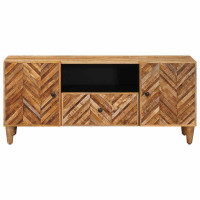 Produktbild för Förvaringsskåp Brun 105 x 33,5 x 46 cm Massivt mangoträ