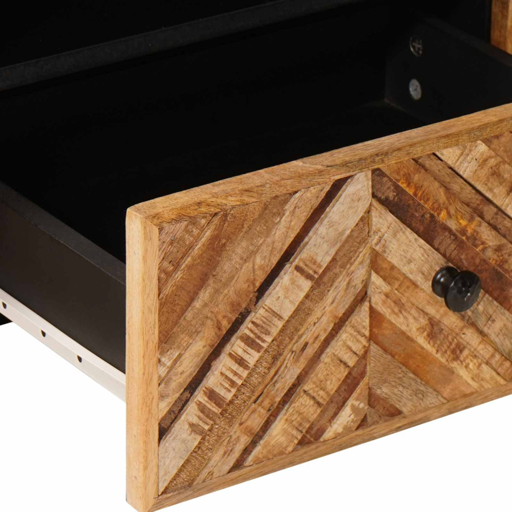 Produktbild för Förvaringsskåp Brun 105 x 33,5 x 46 cm Massivt mangoträ